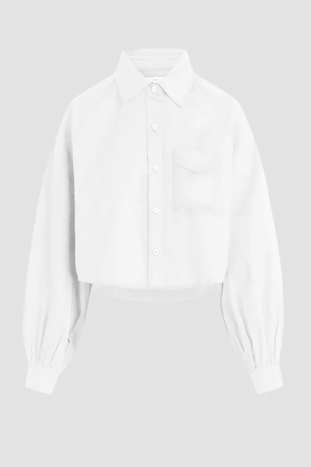 Hudson Jeans Tops and Sweaters Raglan Balloon Sleeve Button Down Shirt White 8211 Women Hudson Jeans Tops and Sweaters Raglan Balloon Sleeve Button Down Shirt White 8211 Women