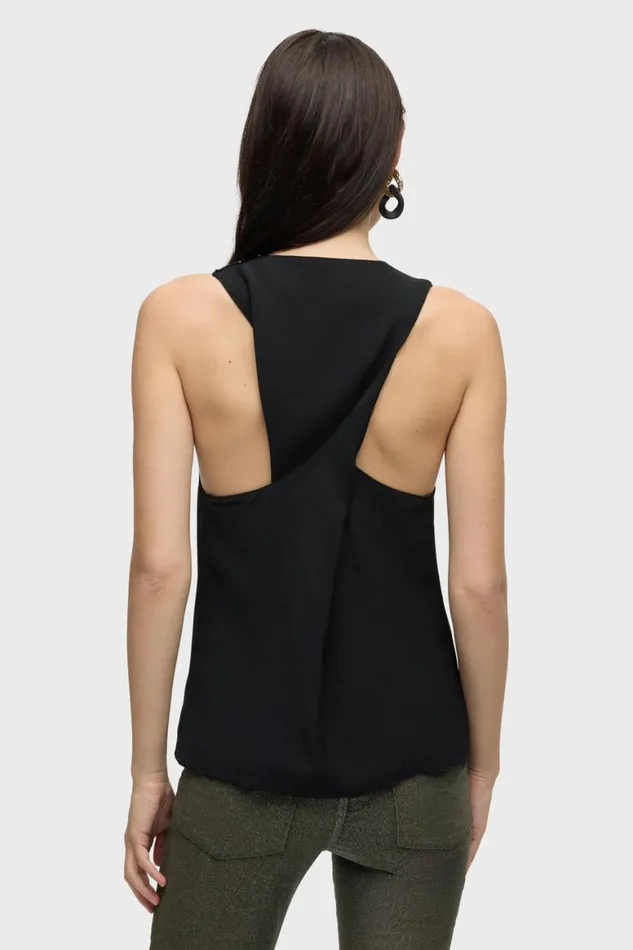 Hudson Jeans Tops and Sweaters Twist Back Woven Tank Black 8211 Women Hudson Jeans Tops and Sweaters Twist Back Woven Tank Black 8211 Women