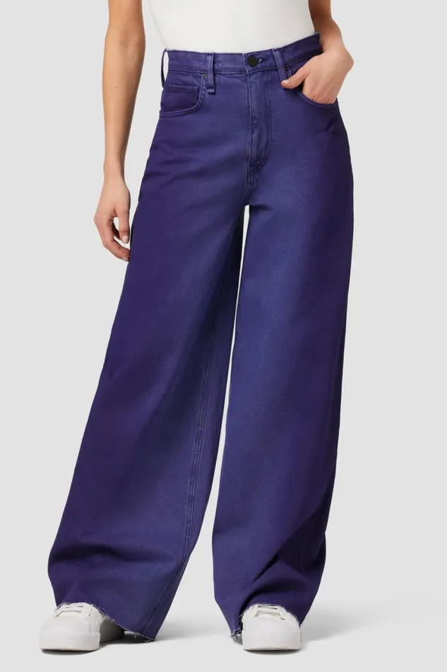 Hudson Jeans Wide Leg James HighRise Wide Leg Jean Deep Wisteria Ombre 8211 Women Hudson Jeans Wide Leg James HighRise Wide Leg Jean Deep Wisteria Ombre 8211 Women