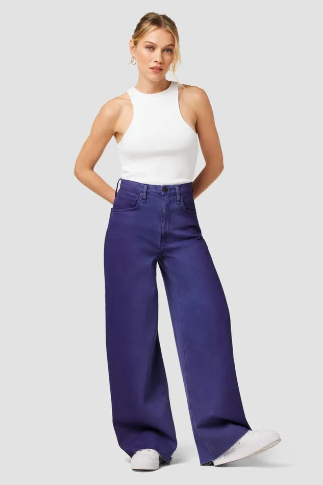 Hudson Jeans Wide Leg James HighRise Wide Leg Jean Deep Wisteria Ombre 8211 Women Hudson Jeans Wide Leg James HighRise Wide Leg Jean Deep Wisteria Ombre 8211 Women