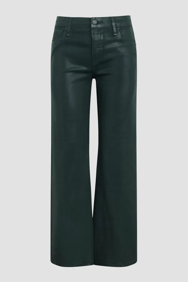 Hudson Jeans Wide Leg Rosie HighRise Wide Leg Ankle Jean Coated Scarab 8211 Women