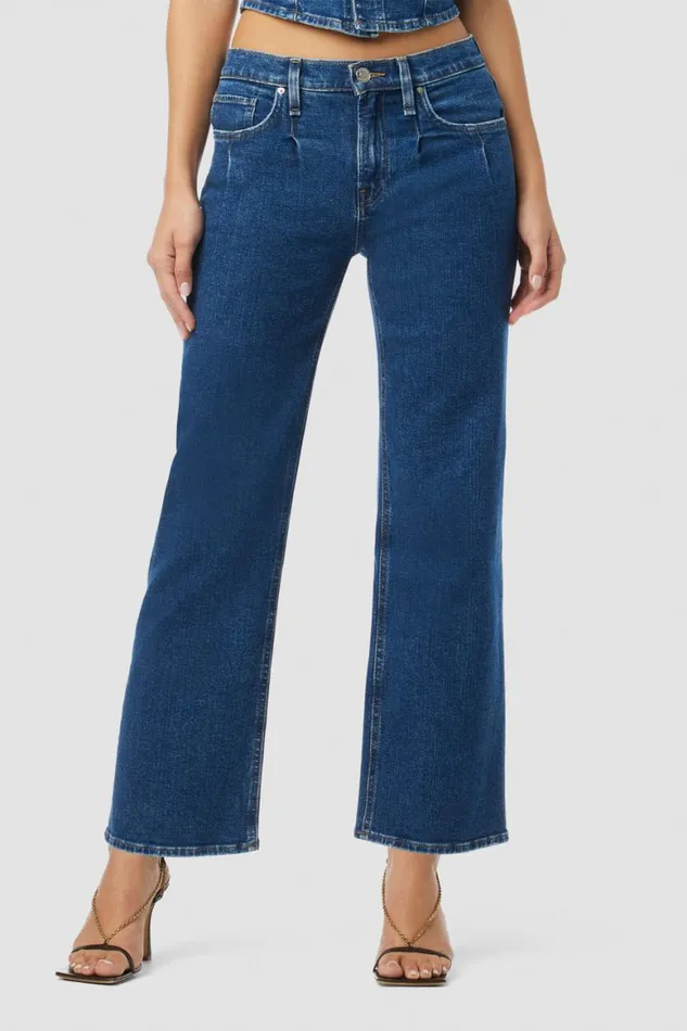 Hudson Jeans Wide Leg Rosie Pleated HighRise Wide Leg Jean Rocky Blue 8211 Women Hudson Jeans Wide Leg Rosie Pleated HighRise Wide Leg Jean Rocky Blue 8211 Women