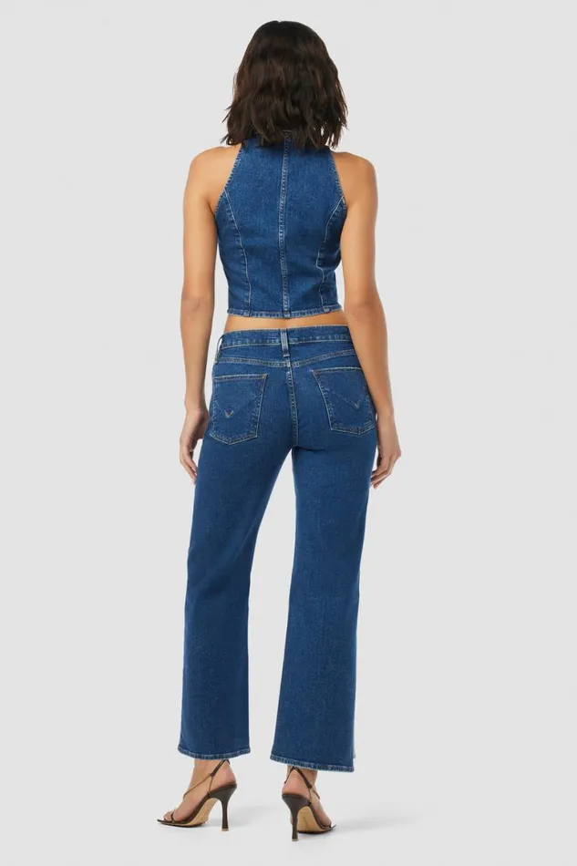 Hudson Jeans Wide Leg Rosie Pleated HighRise Wide Leg Jean Rocky Blue 8211 Women Hudson Jeans Wide Leg Rosie Pleated HighRise Wide Leg Jean Rocky Blue 8211 Women