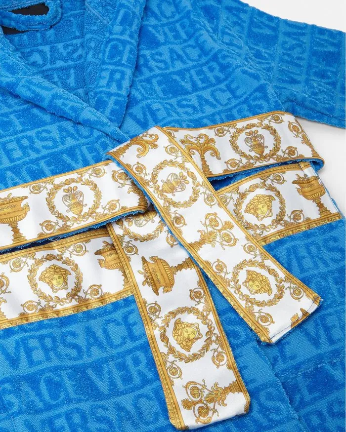 I Baroque Kids Bathrobe Light Blue Home and LifestyleChildren Versace Bathrobes