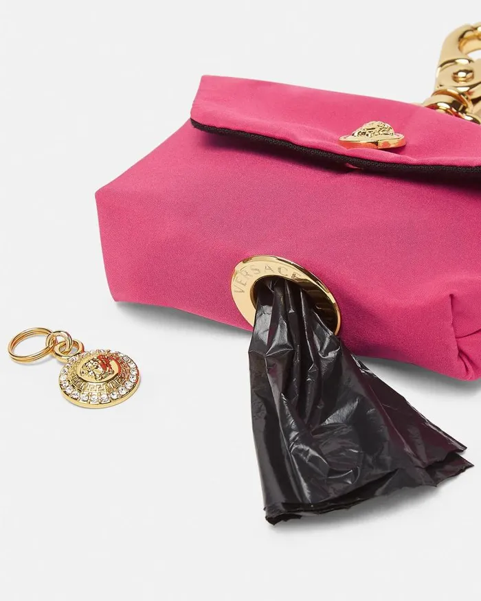 Icon Pet Waste Bag Holder Pink Home and Lifestyle Versace Pet Accessories