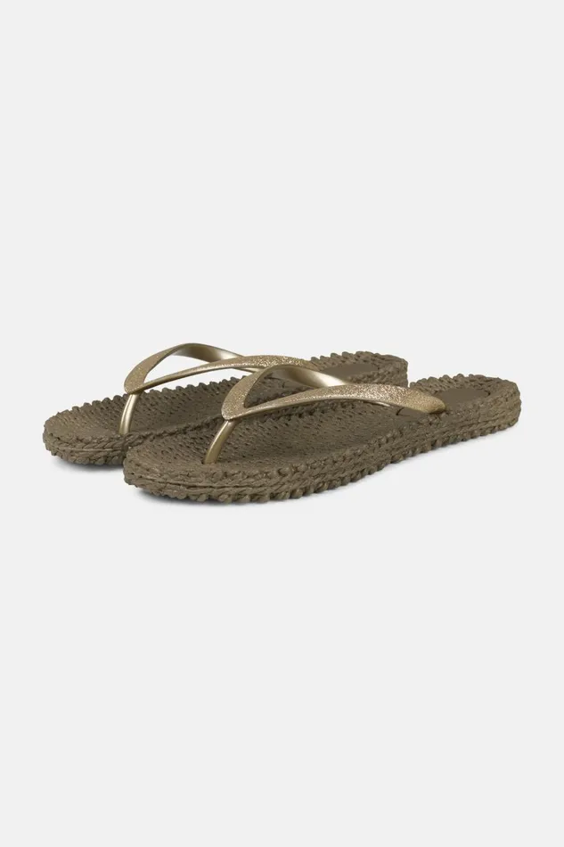 Ilse Jacobsen Flip Flop With Glitter 8211 Cub Brown Women Flip Flops