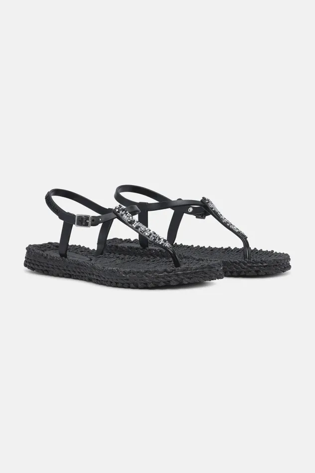 Ilse Jacobsen Flip Flops With Rhinstones 8211 Black Women Flip Flops