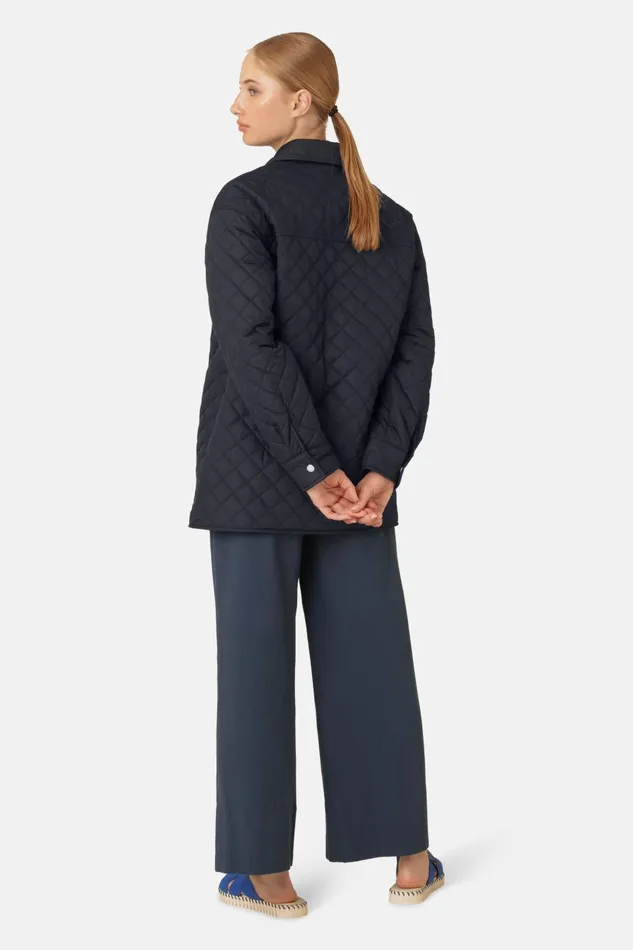 Ilse Jacobsen Quilt Jacket 8211 Dark Indigo Women Jackets And Coats