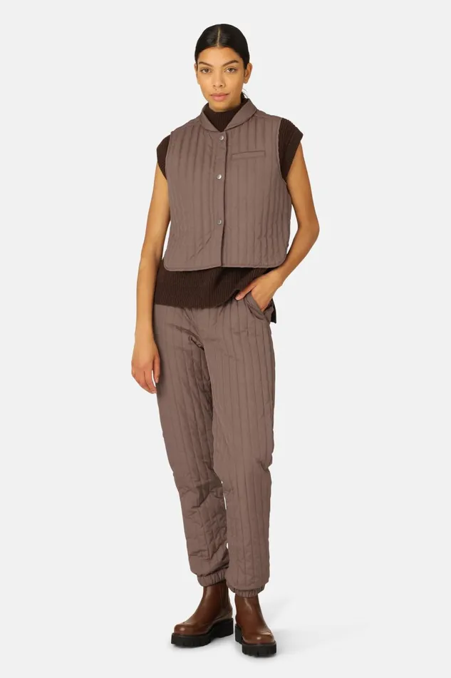 Ilse Jacobsen Quilt Vest 8211 Old Lavender Women Jackets And Coats Ilse Jacobsen Quilt Vest 8211 Old Lavender Women Jackets And Coats