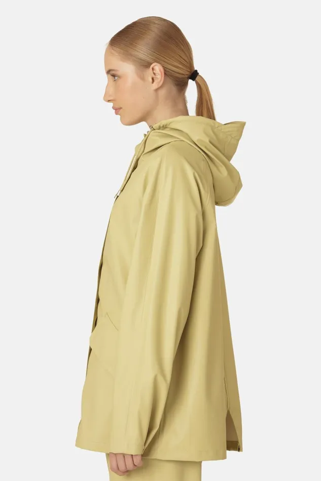 Ilse Jacobsen Rain Jacket 8211 Olive Grass Women Raincoats