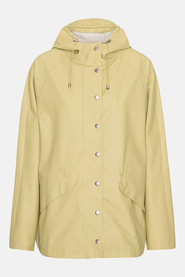 Ilse Jacobsen Rain Jacket 8211 Olive Grass Women Raincoats