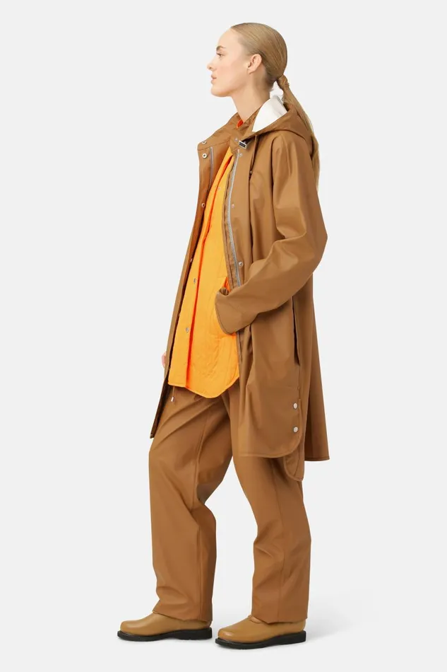 Ilse Jacobsen Raincoat 8211 Golden Brown Women Raincoats
