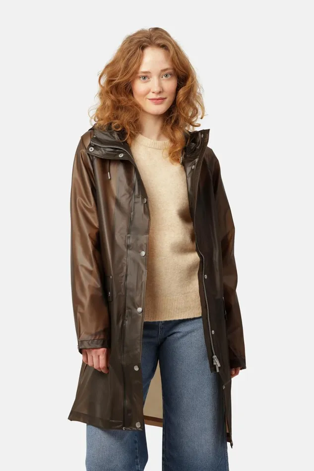 Ilse Jacobsen Raincoat 8211 Otter Women Raincoats Ilse Jacobsen Raincoat 8211 Otter Women Raincoats
