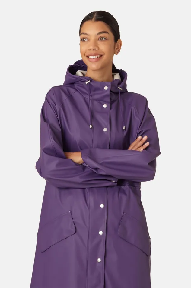 Ilse Jacobsen Raincoat 8211 Purple Rain Women Raincoats Ilse Jacobsen Raincoat 8211 Purple Rain Women Raincoats