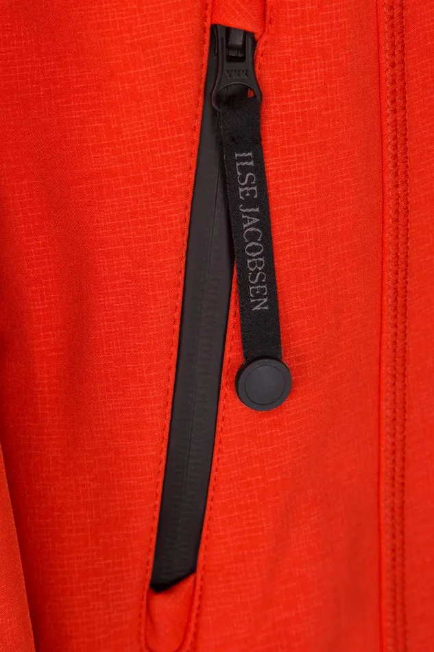 Ilse Jacobsen Raincoat 8211 Warm Orange Women Raincoats