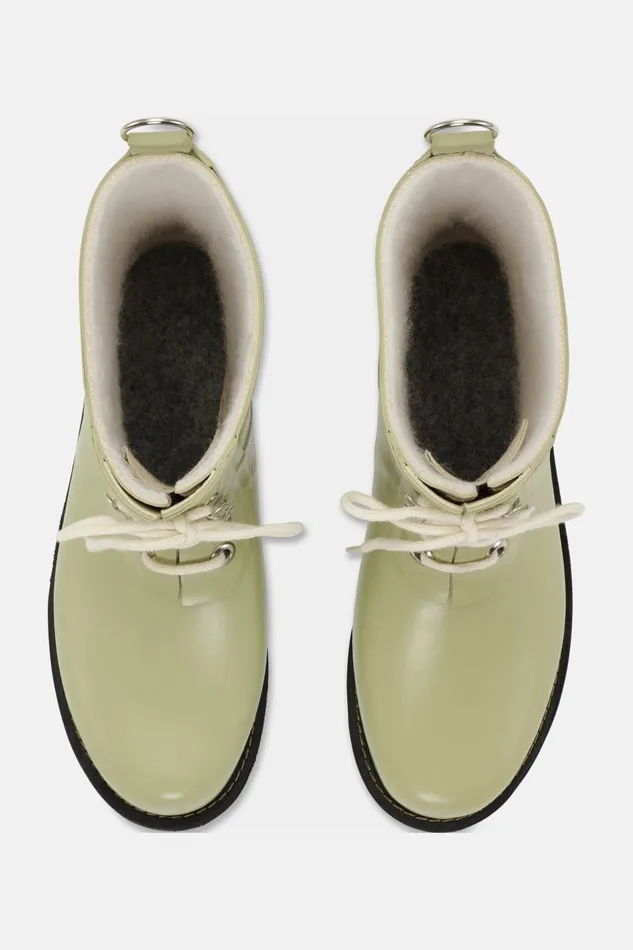 Ilse Jacobsen Short Rubber Boots 8211 Olive Grass Women Rainboots Short