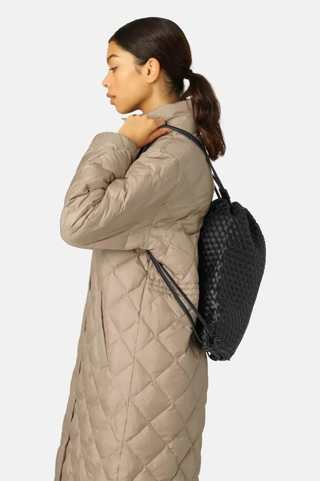 Ilse Jacobsen String Backpack 8211 Black Gun Metal Women Backpacks Ilse Jacobsen String Backpack 8211 Black Gun Metal Women Backpacks