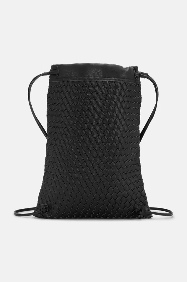 Ilse Jacobsen String Backpack 8211 Black Gun Metal Women Backpacks Ilse Jacobsen String Backpack 8211 Black Gun Metal Women Backpacks