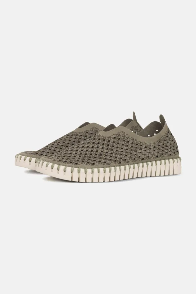 Ilse Jacobsen Tulip SlipIn 8211 Deep Olive Women Tulip Flats