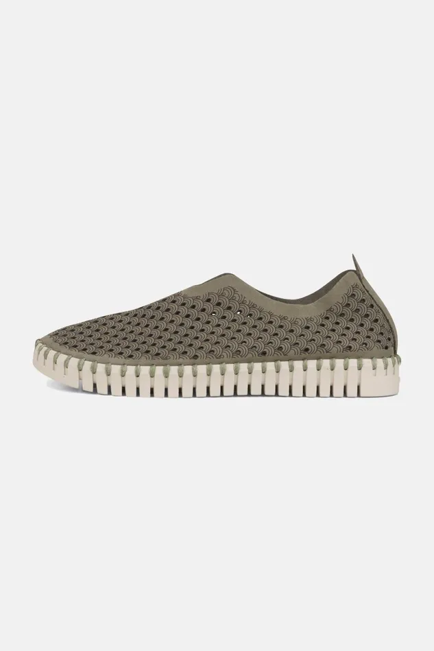 Ilse Jacobsen Tulip SlipIn 8211 Deep Olive Women Tulip Flats Ilse Jacobsen Tulip SlipIn 8211 Deep Olive Women Tulip Flats