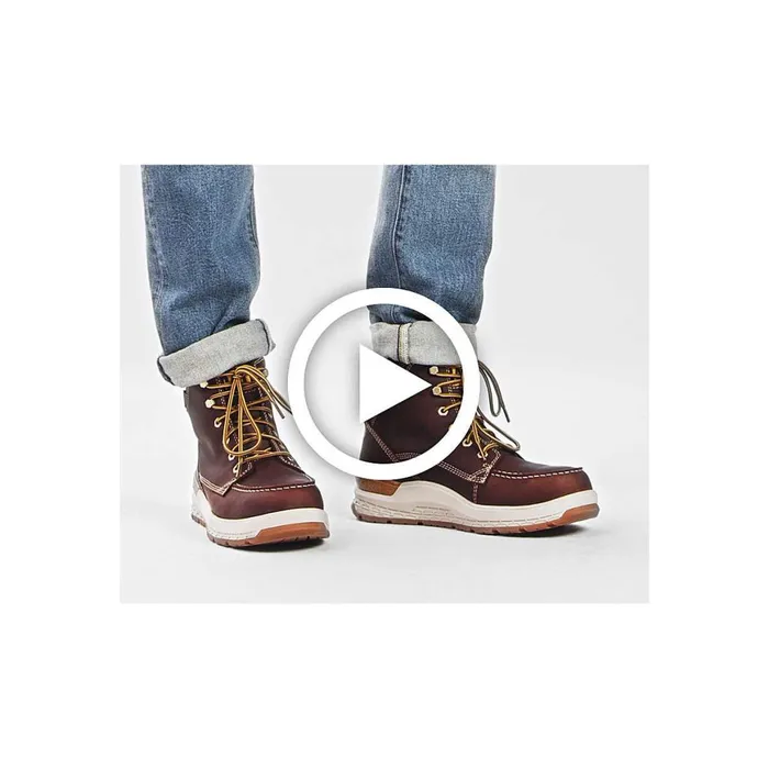 Impact Waterproof Work Boot Friar Brown Men Cat Footwear Boots