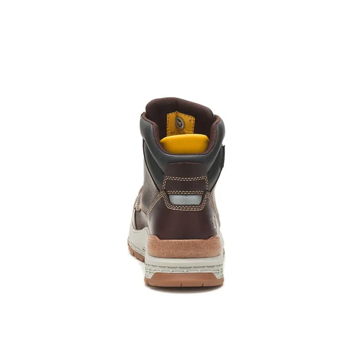 Impact Waterproof Work Boot Friar Brown Men Cat Footwear Boots