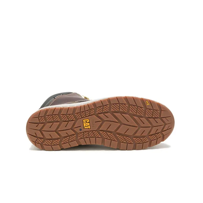 Impact Waterproof Work Boot Friar Brown Men Cat Footwear Boots
