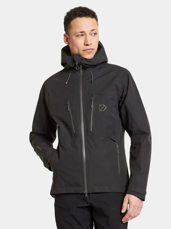 Indus Men039s Jacket Black Men Didriksons Shell Jackets