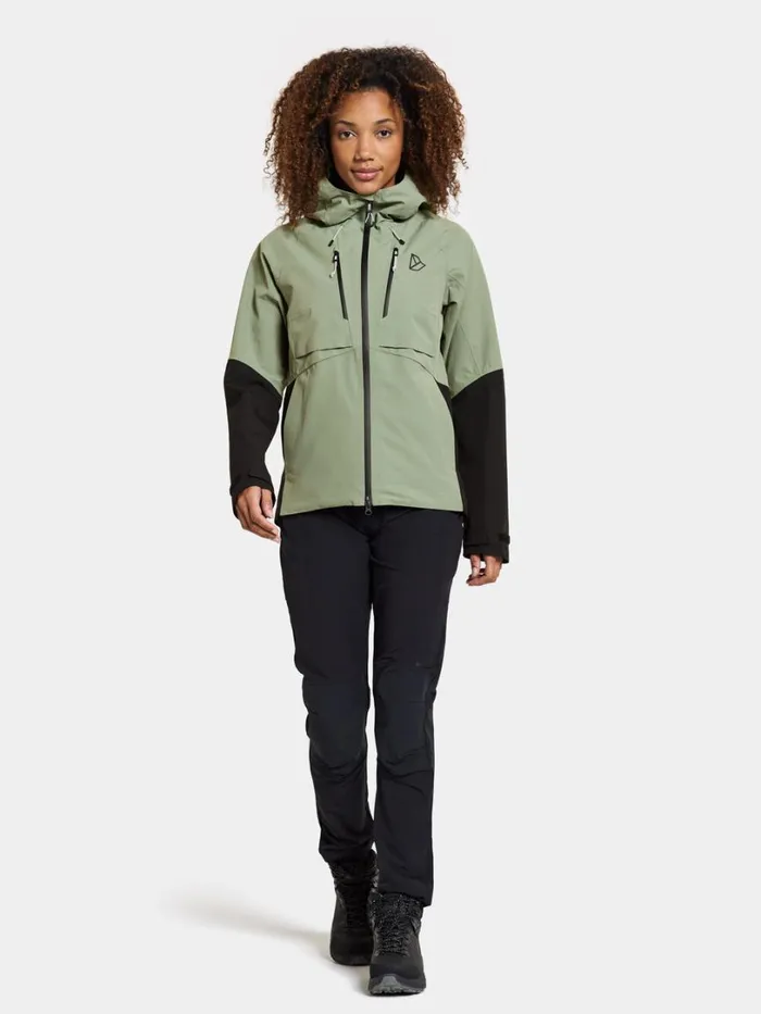 Indus Women039s Jacket Light Moss Women Didriksons Shell Jackets
