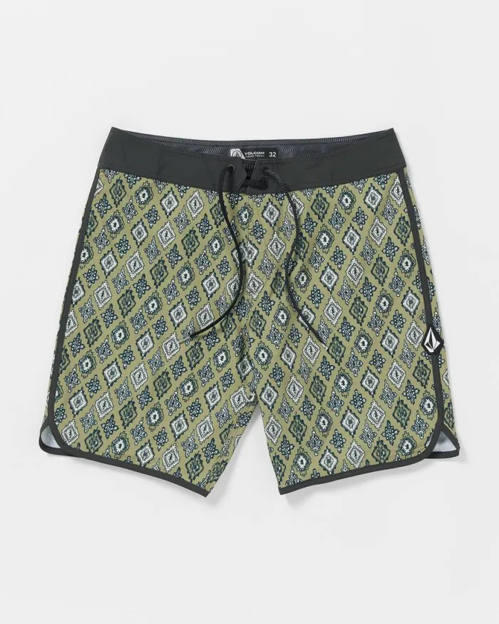 Inherent Scallop ModTech Trunks 8211 Thyme Green Mens Volcom Boardshorts and Trunks Inherent Scallop ModTech Trunks 8211 Thyme Green Mens Volcom Boardshorts and Trunks