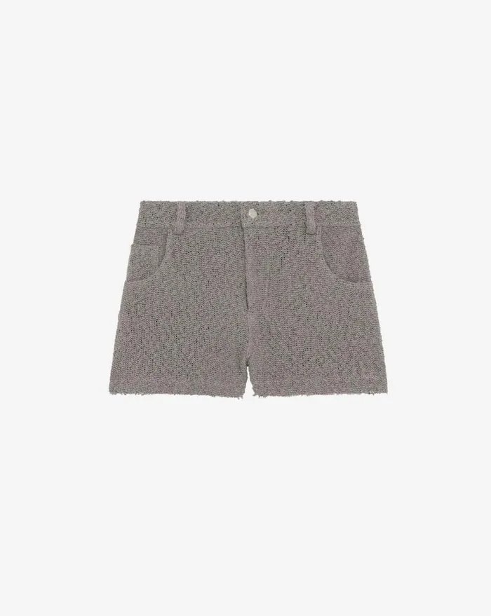 IRO DAPHNA TWEED SHORTS Pearl Grey Women Shorts and Skirts