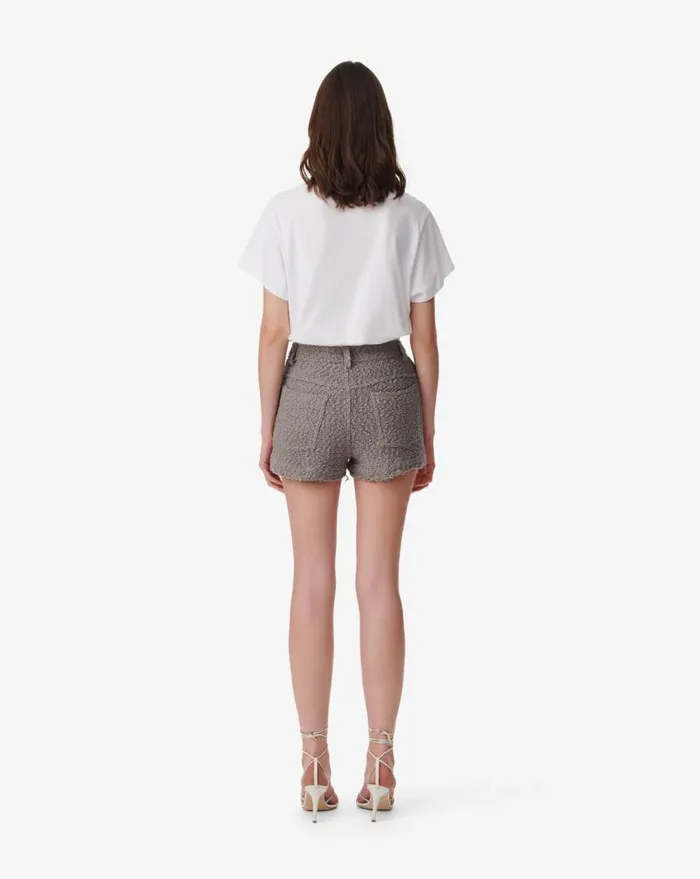 IRO DAPHNA TWEED SHORTS Pearl Grey Women Shorts and Skirts