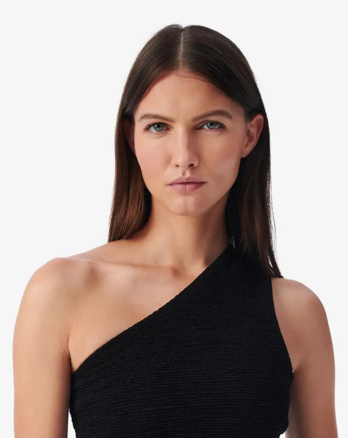 IRO ILOW ASYMMETRICAL TOP Black Women Tops and Shirts