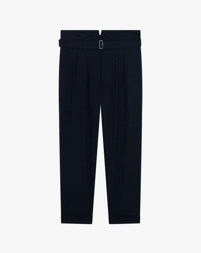 IRO ROHAN BELTED PANTS Dark Navy Men Jeans and Trousers