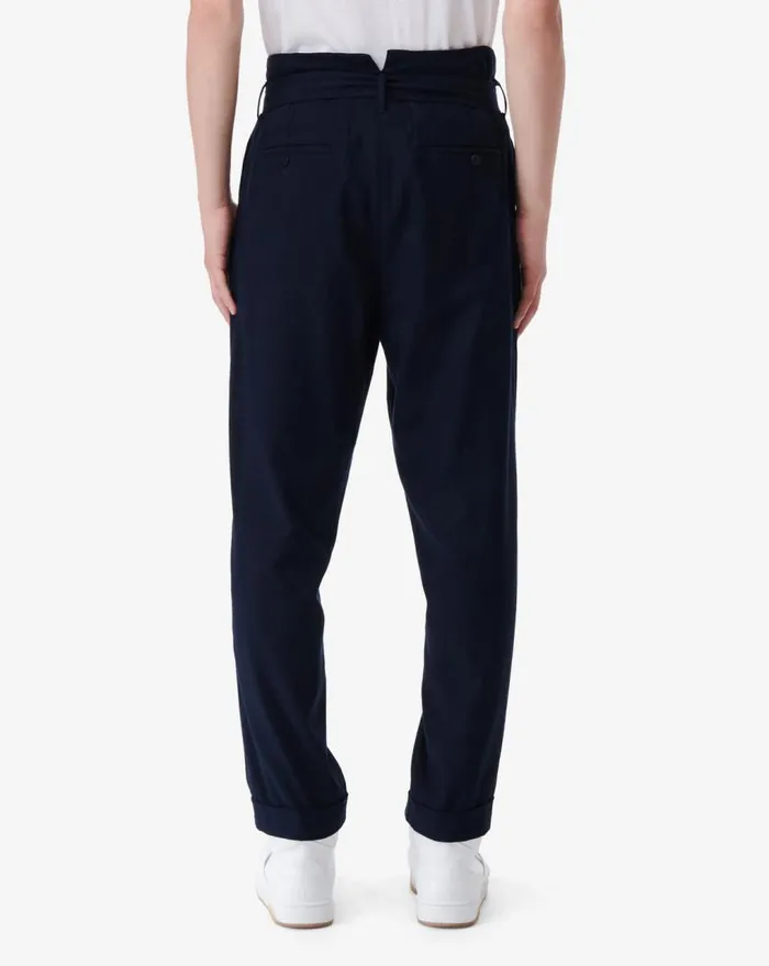 IRO ROHAN BELTED PANTS Dark Navy Men Jeans and Trousers