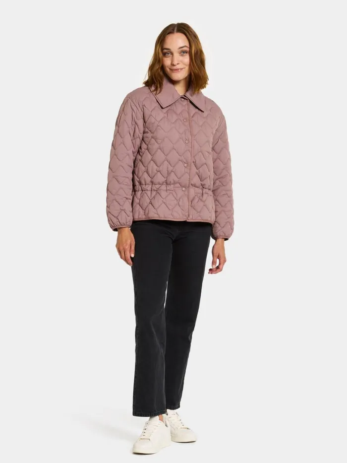 Isa Jacket Faded Wine Women Didriksons Spring Jackets