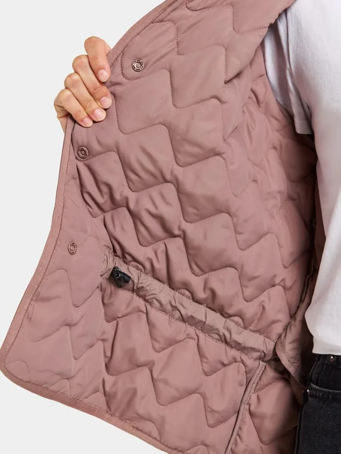 Isa Jacket Faded Wine Women Didriksons Spring Jackets
