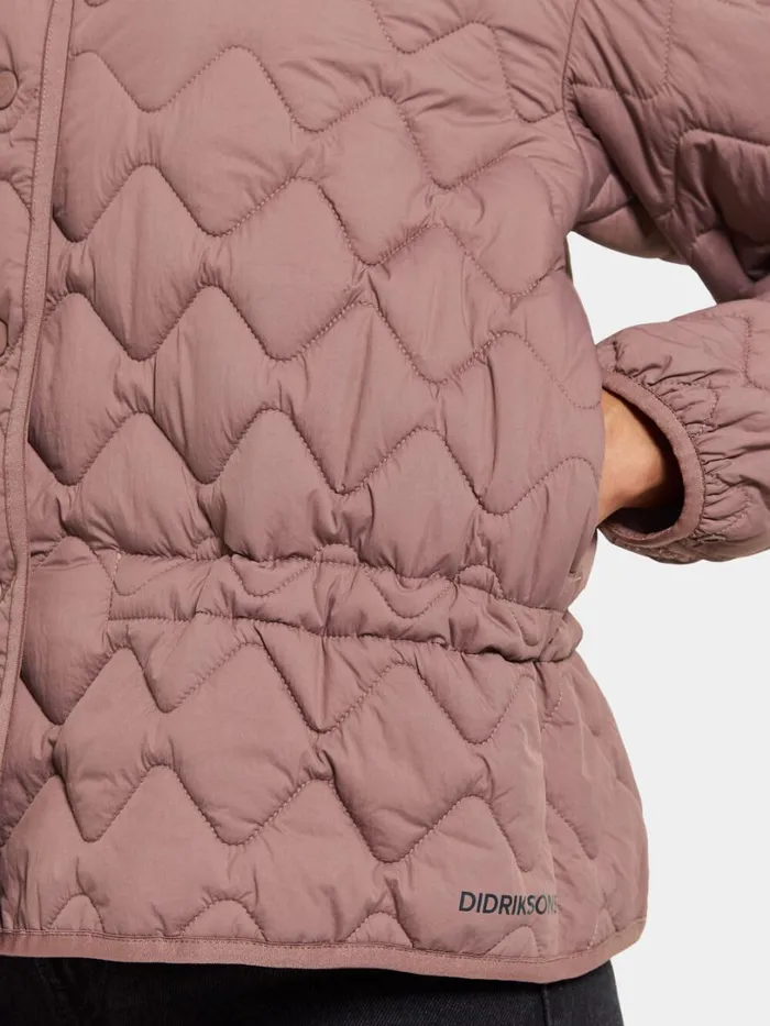 Isa Jacket Faded Wine Women Didriksons Spring Jackets