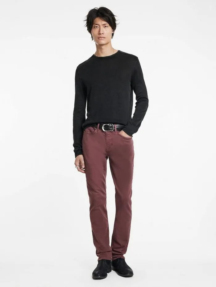 J702 8211 SLIM FIT Oxblood Men John Varvatos Jeans