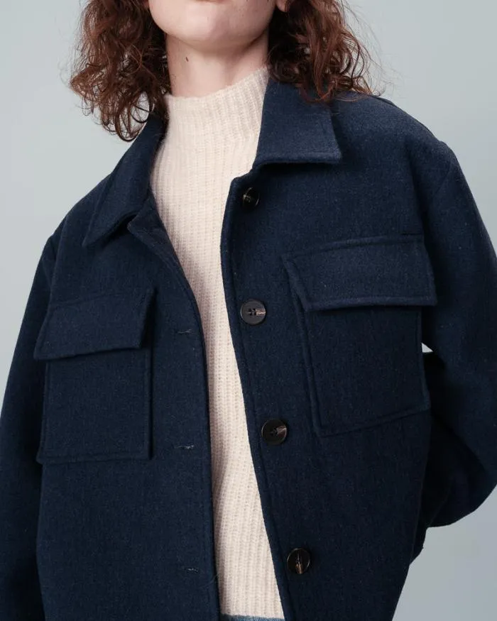 JACKET BLEU NOVEMBRE Shop Grace and Mila Vests