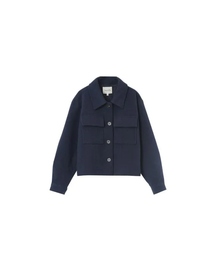 JACKET BLEU NOVEMBRE Shop Grace and Mila Vests