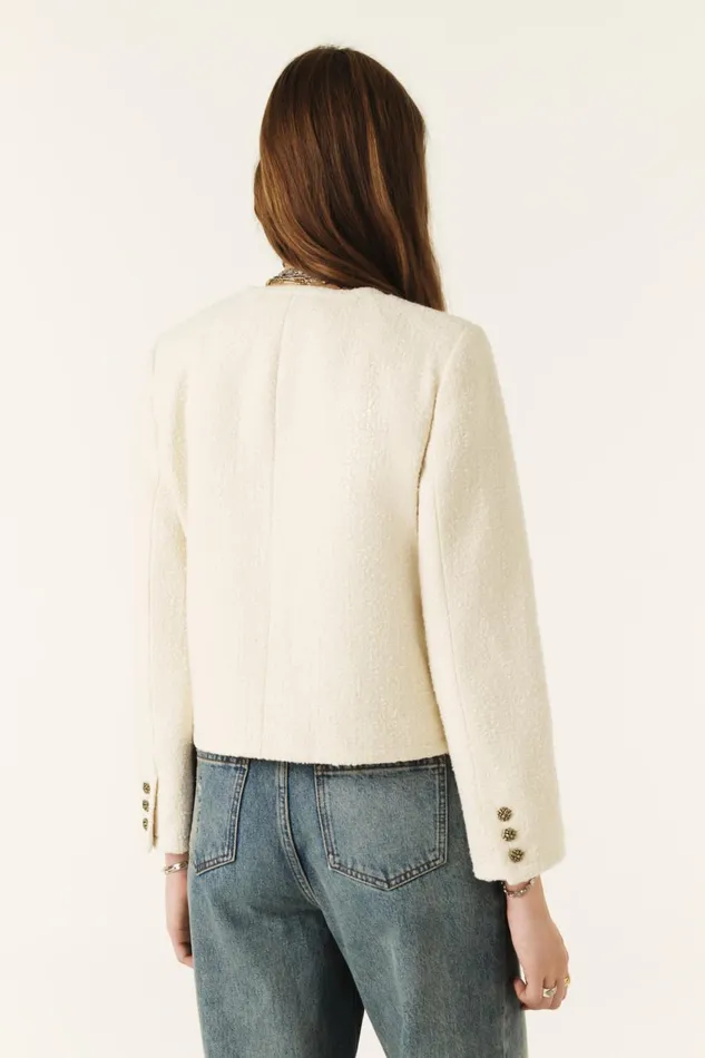 Jacket Meredith OffWhite Women Baandsh Jackets and Coats