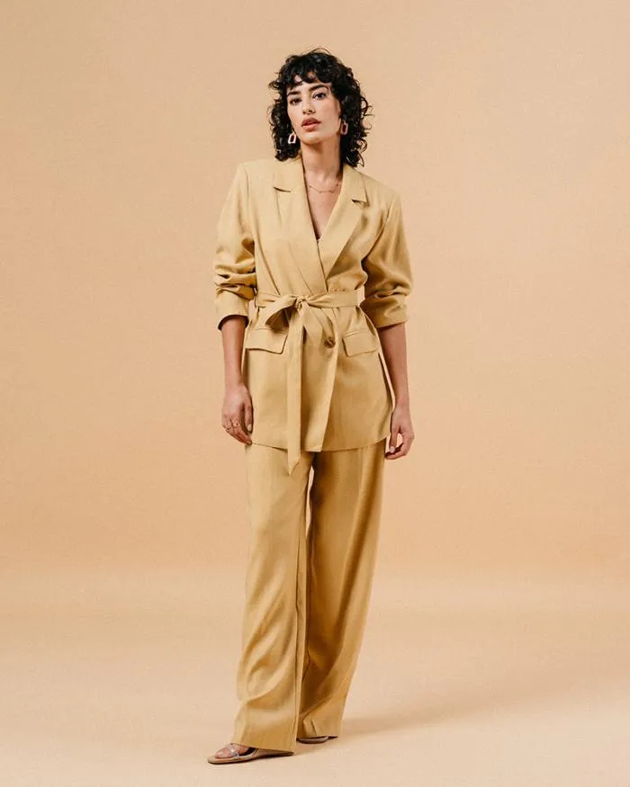 JACKET OCRE MALENE Shop Grace and Mila Blazers