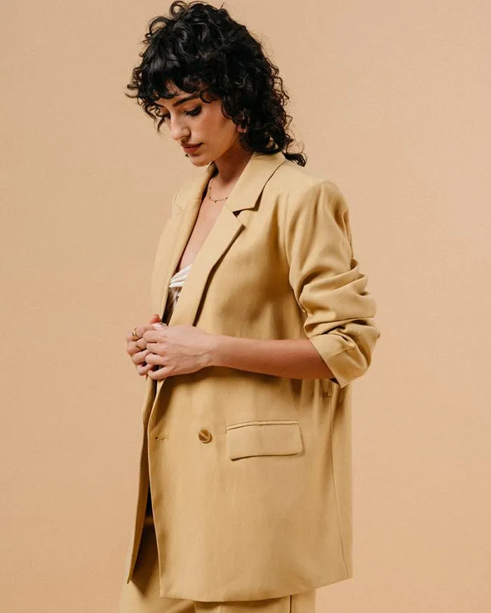 JACKET OCRE MALENE Shop Grace and Mila Blazers