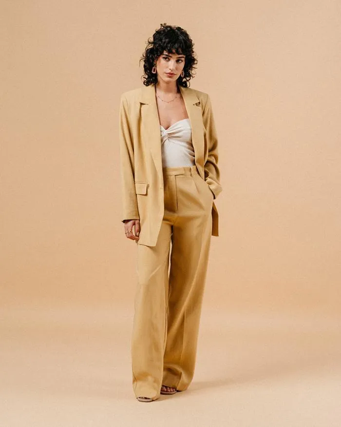 JACKET OCRE MALENE Shop Grace and Mila Blazers