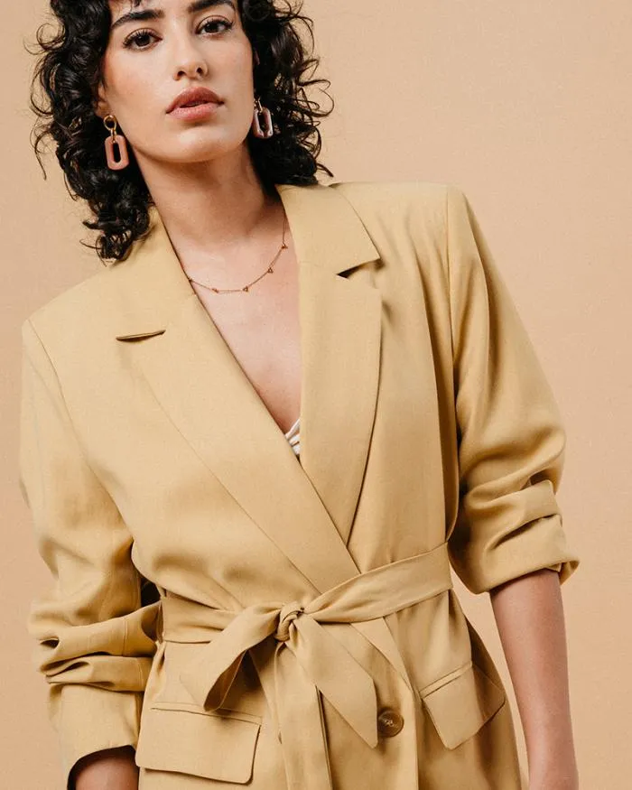 JACKET OCRE MALENE Shop Grace and Mila Blazers