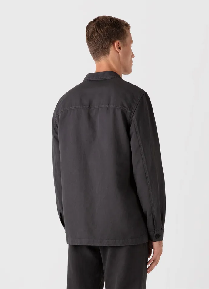 Jackets and Coats Men ussunspel Cotton Linen Twin Pocket Jacket Charcoal Jackets and Coats Men ussunspel Cotton Linen Twin Pocket Jacket Charcoal
