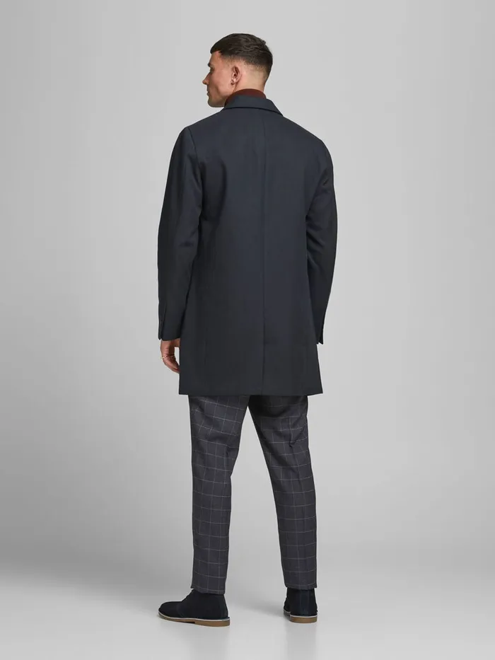 Jackets JACK and JONES Mens CLASSIC COAT Blue Dark Navy