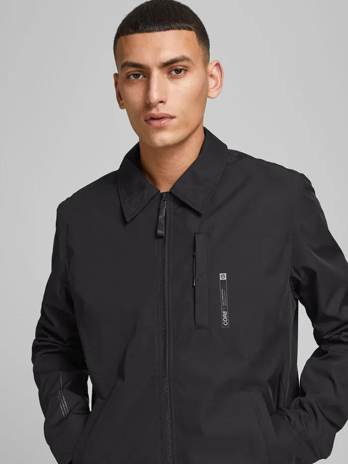 Jackets JACK and JONES Mens LIGHT PADDED JACKET Black Black