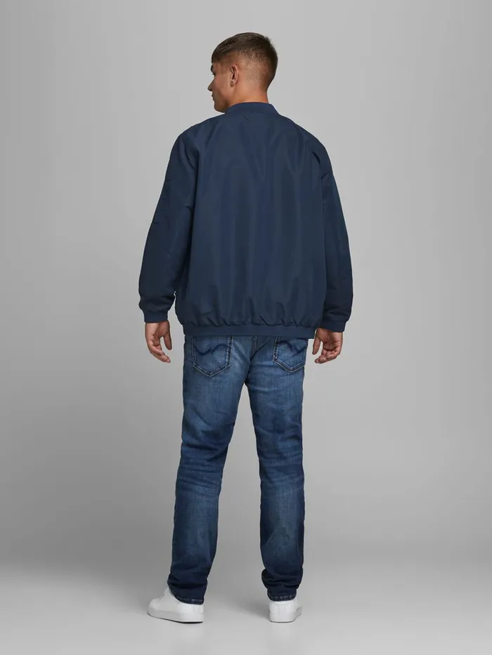 Jackets JACK and JONES Mens LIGHT PLUS SIZE JACKET Blue Navy Blazer